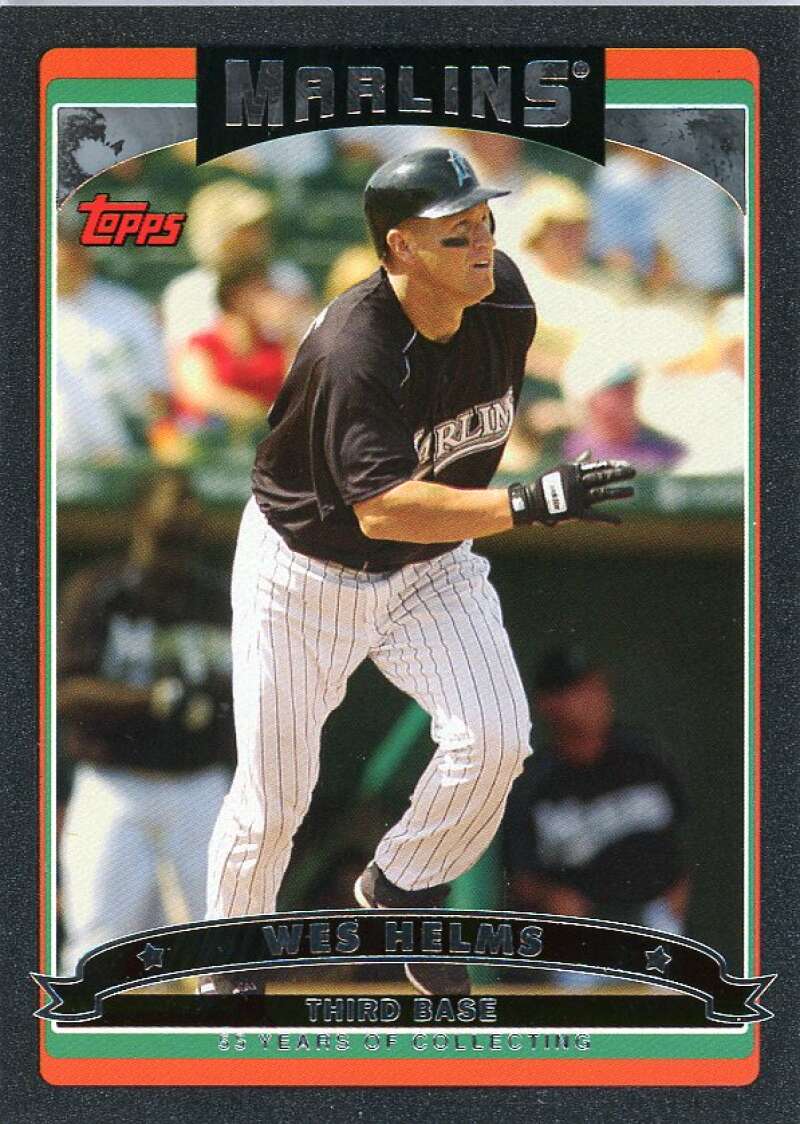 Wes Helms Card 2006 Topps Black #578 Image 1