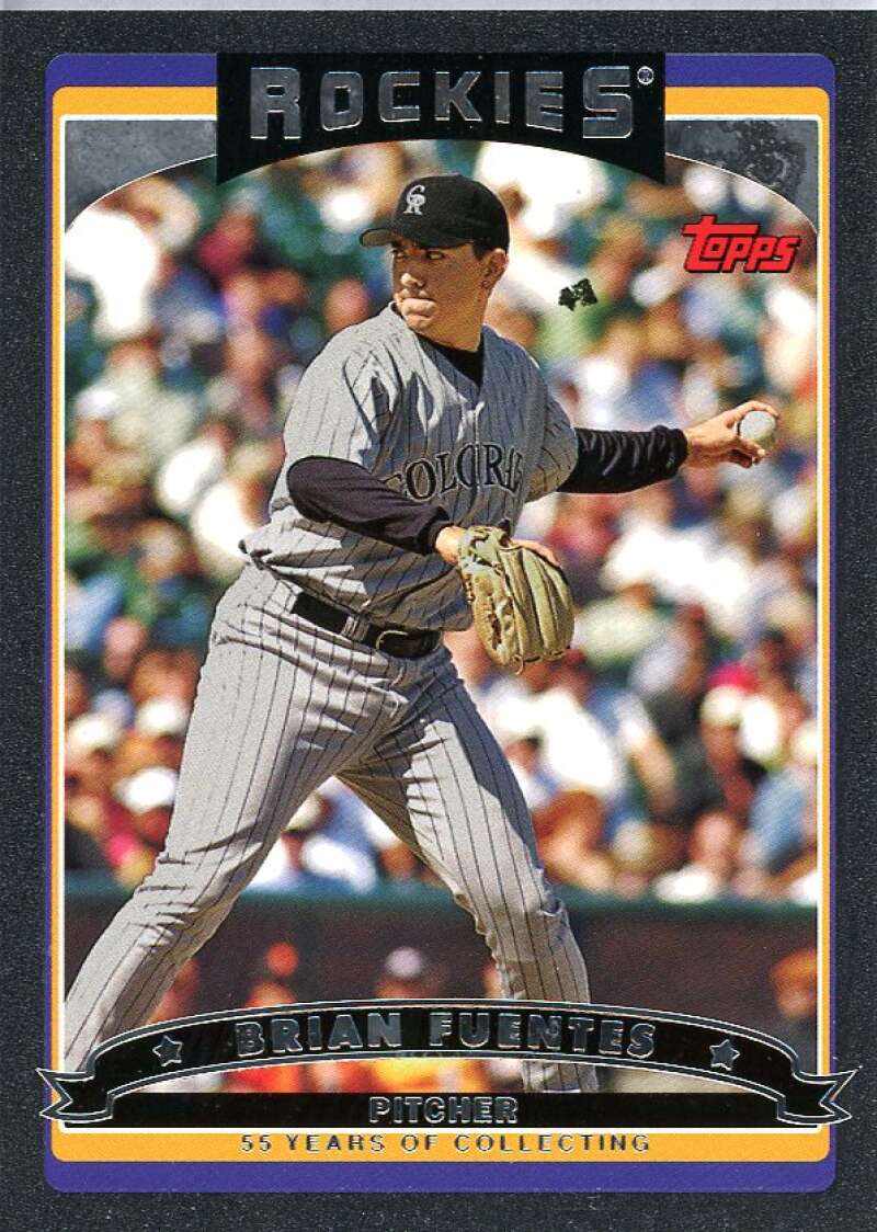 Brian Fuentes Card 2006 Topps Black #581 Image 1