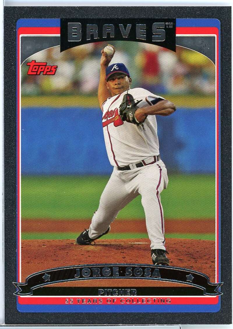 Jorge Sosa Card 2006 Topps Black #584 Image 1