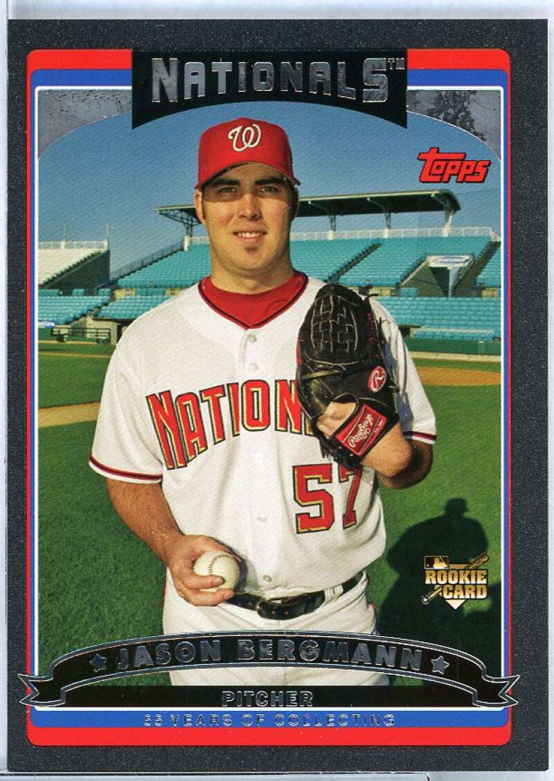 Jason Bergmann Card 2006 Topps Black #622 Image 1