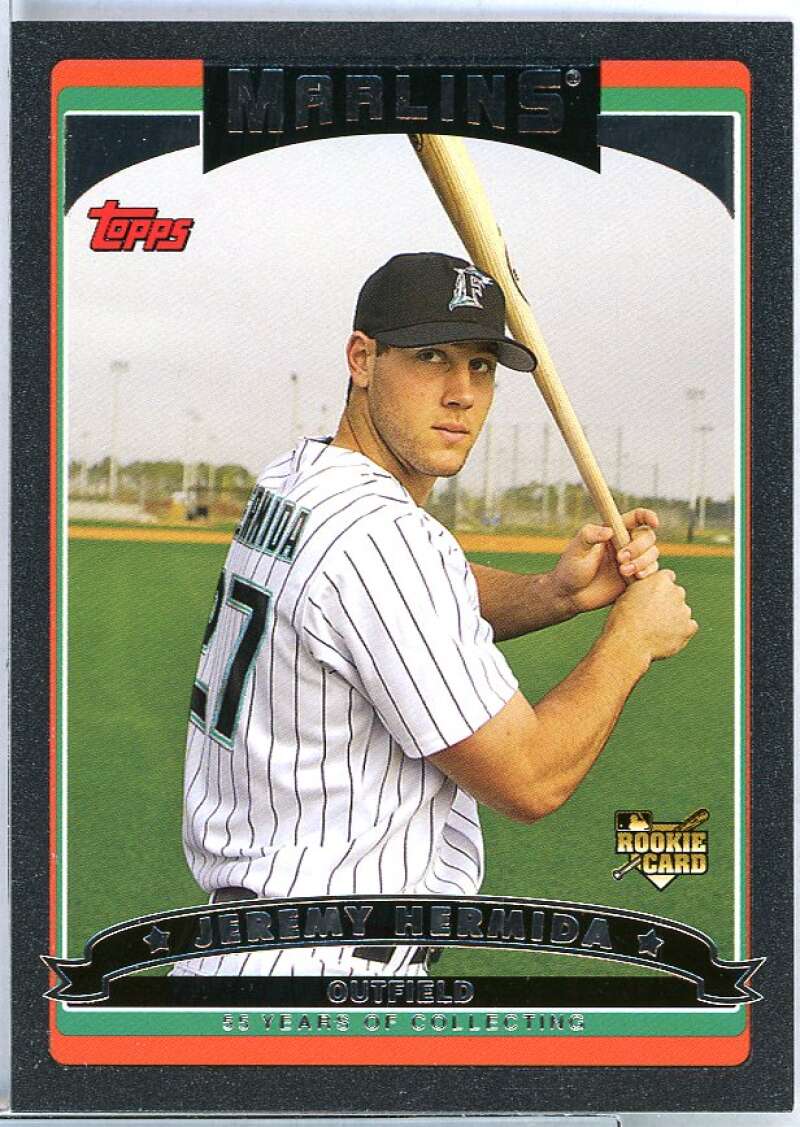 Jeremy Hermida Card 2006 Topps Black #640 Image 1