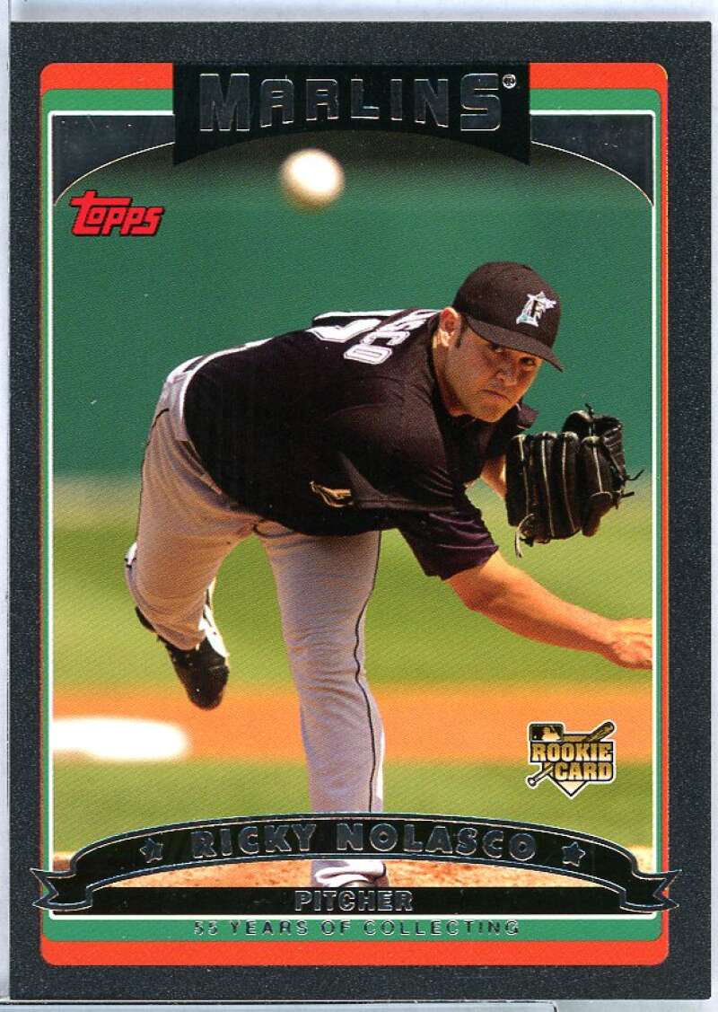 Ricky Nolasco Card 2006 Topps Black #644 Image 1