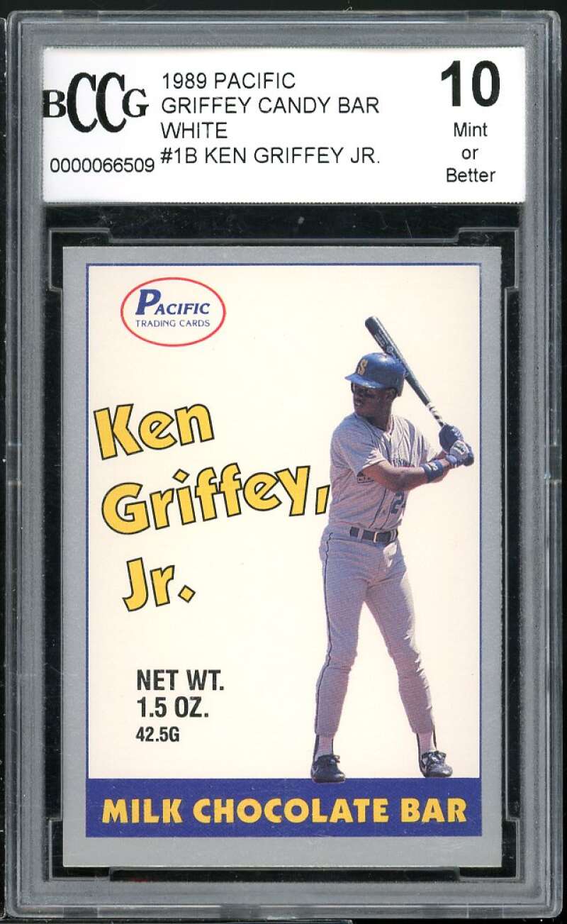 1989 Pacific #7 Ken Griffey Jr. Rookie Card BGS BCCG 10 Mint+ Image 1
