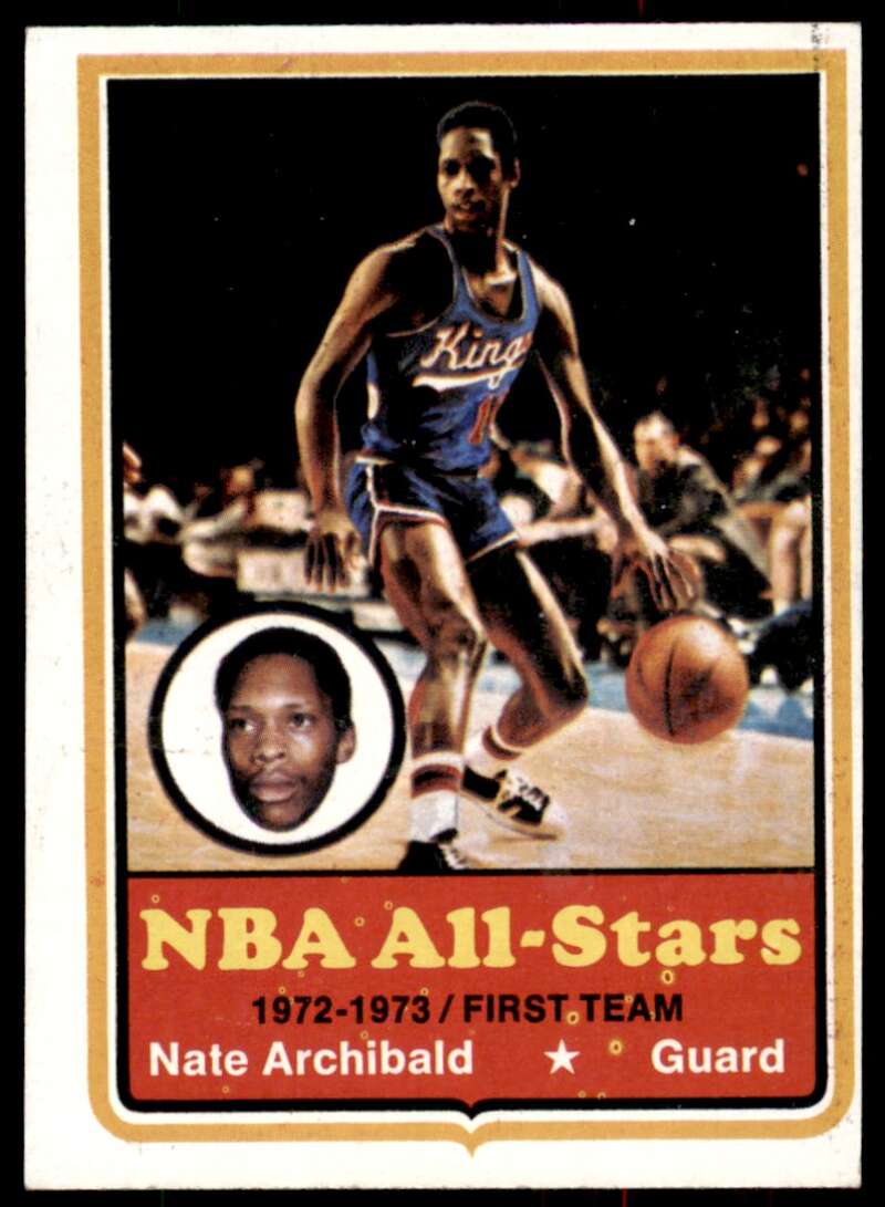 Nate Archibald Card 1973-74 Topps #1 Image 1