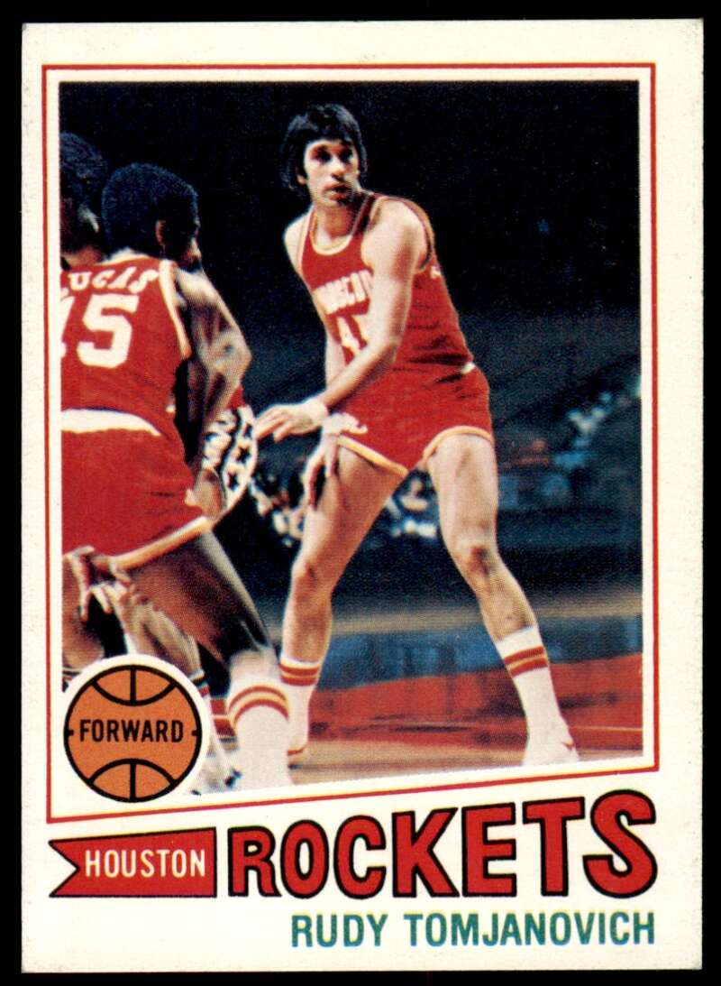 Rudy Tomjanovich Card 1977-78 Topps #15 Image 1