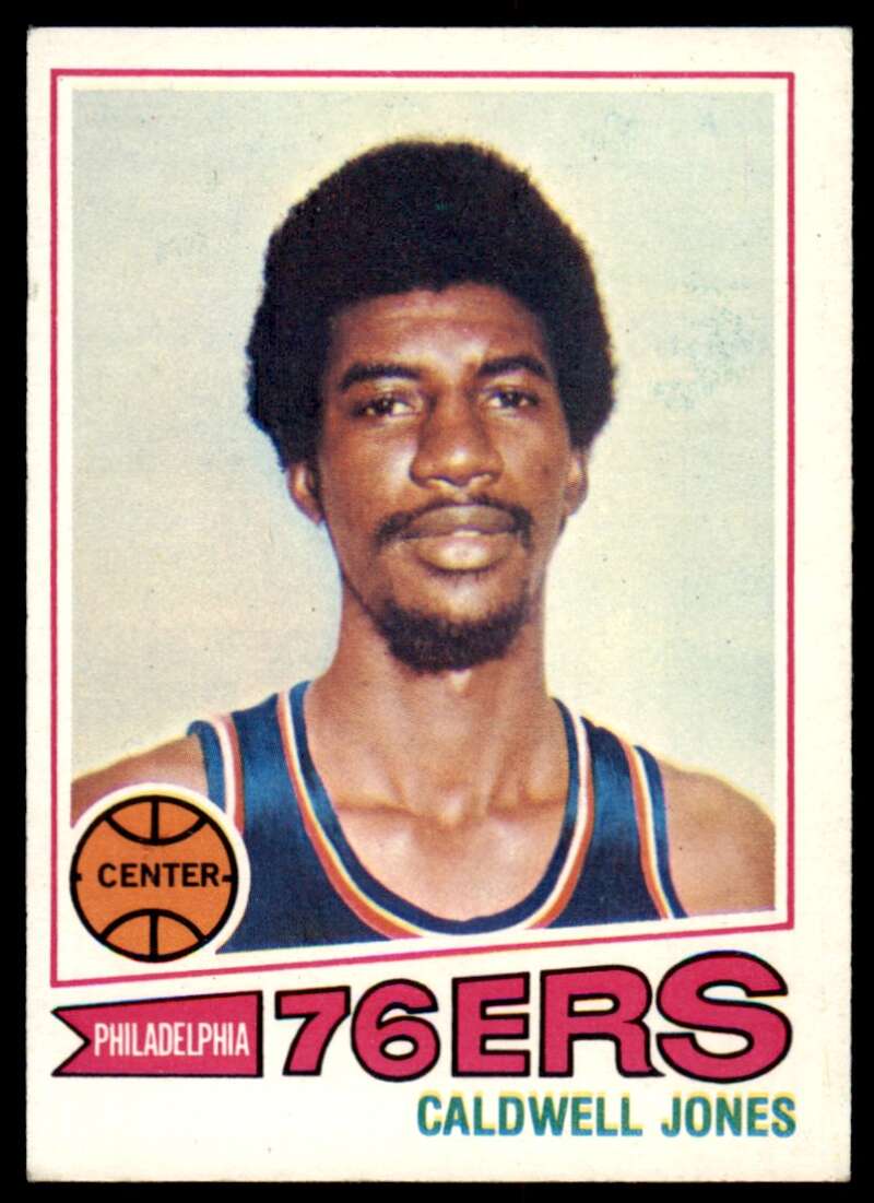 Caldwell Jones Card 1977-78 Topps #34 Image 1