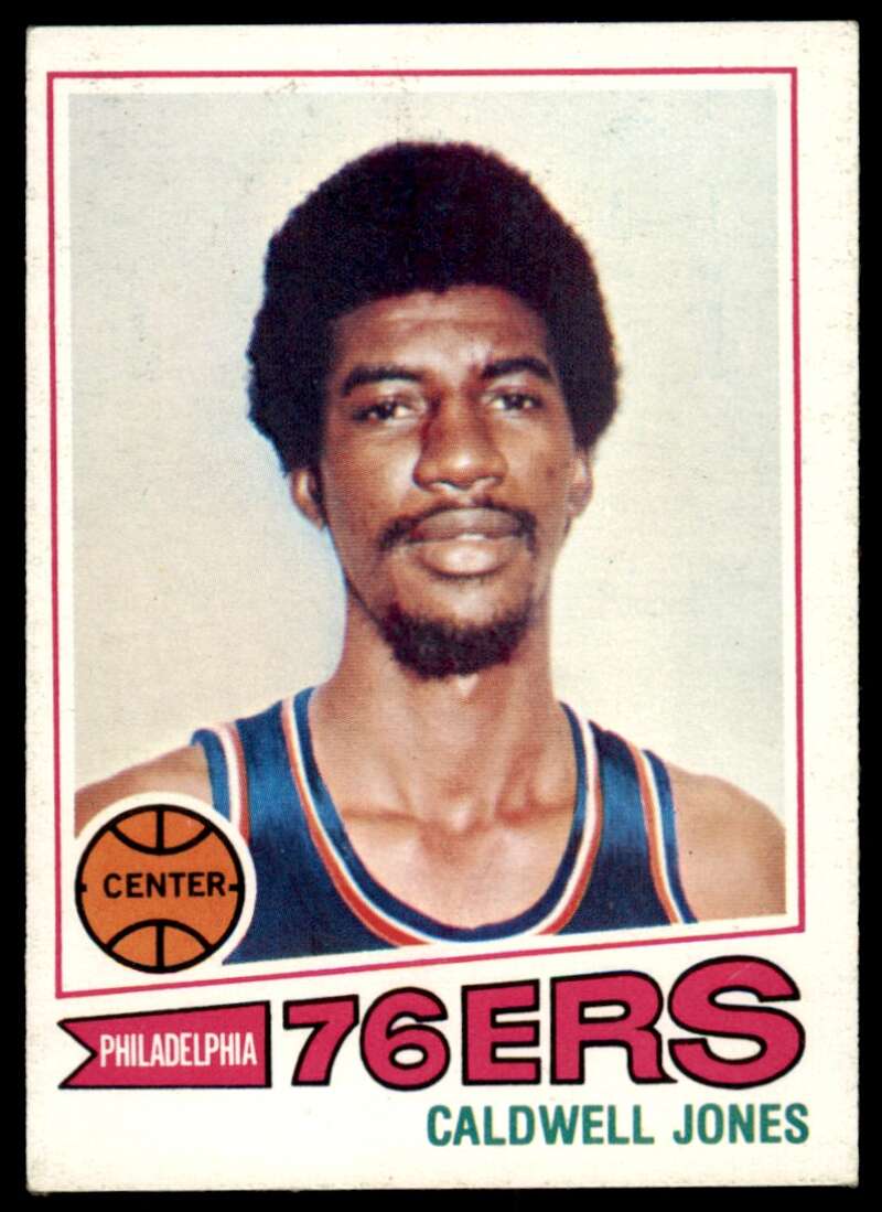 Caldwell Jones Card 1977-78 Topps #34 Image 1