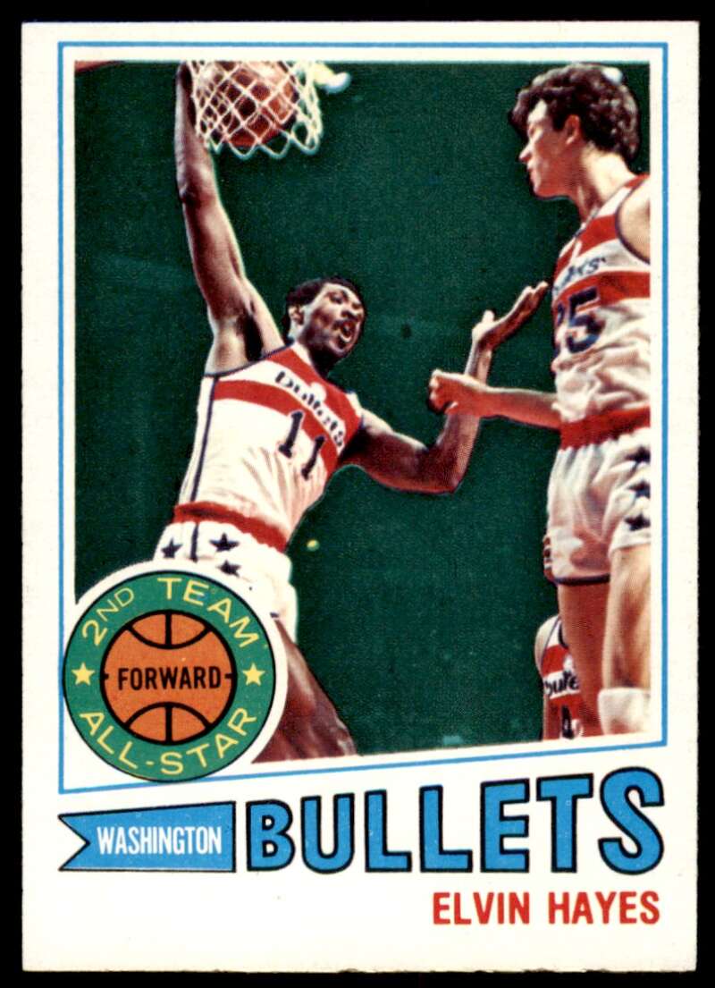 Elvin Hayes Card 1977-78 Topps #40 Image 1