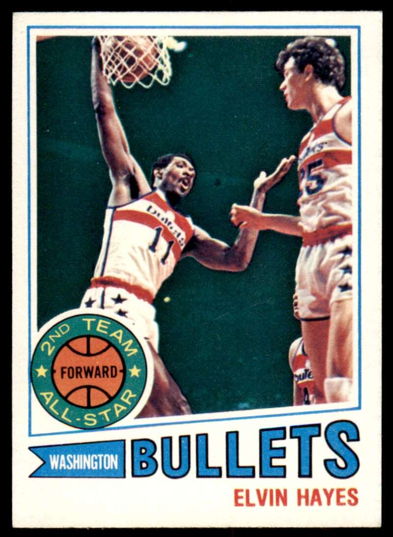 Elvin Hayes Card 1977-78 Topps #40 Image 1