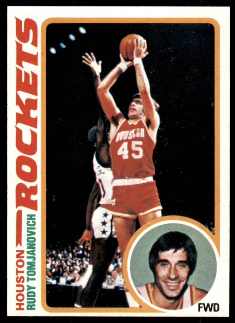 Rudy Tomjanovich Card 1978-79 Topps #58 Image 1