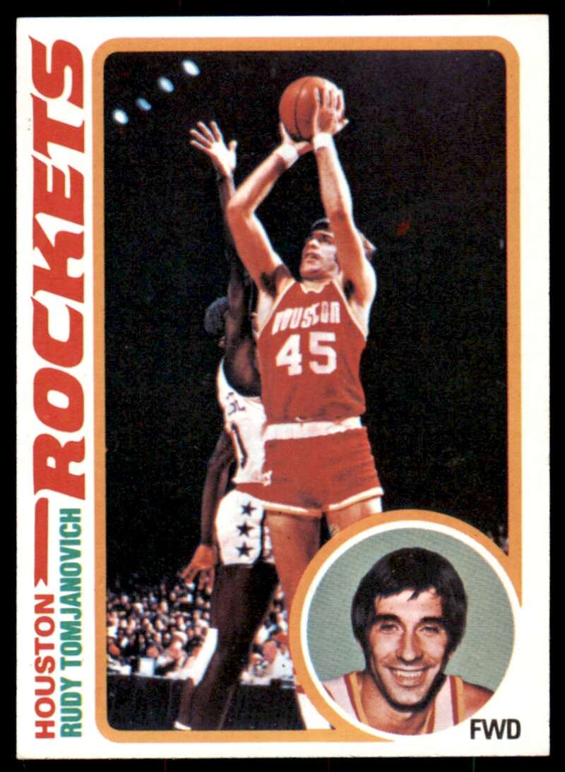 Rudy Tomjanovich Card 1978-79 Topps #58 Image 1