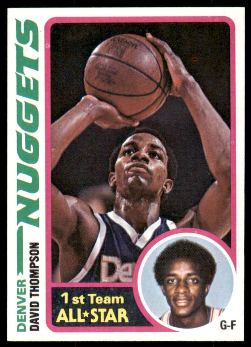 David Thompson Card 1978-79 Topps #100 Image 1