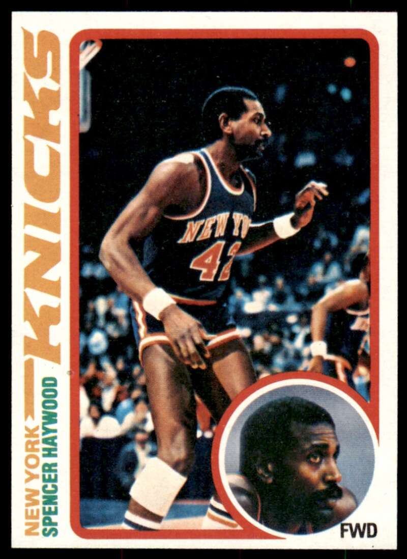 Spencer Haywood Card 1978-79 Topps #107 Image 1