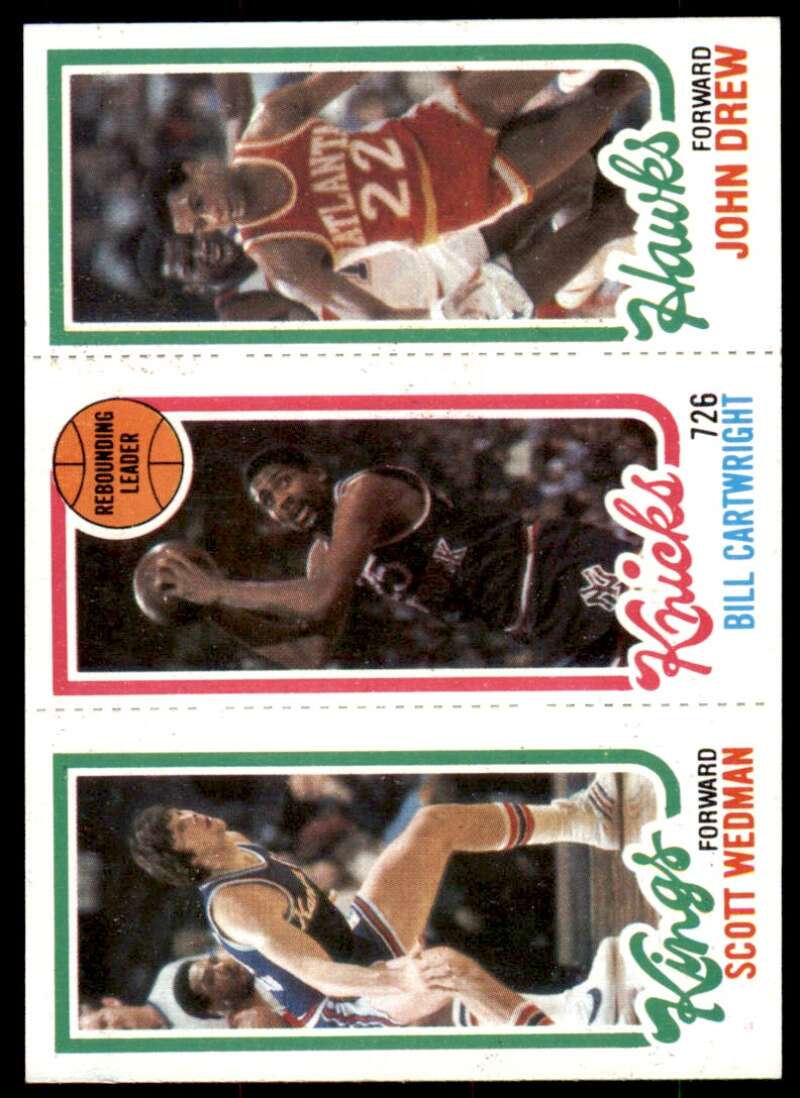 Scott Wedman Bill Cartwright TL John Drew Card 1980-81 Topps #42 Image 1