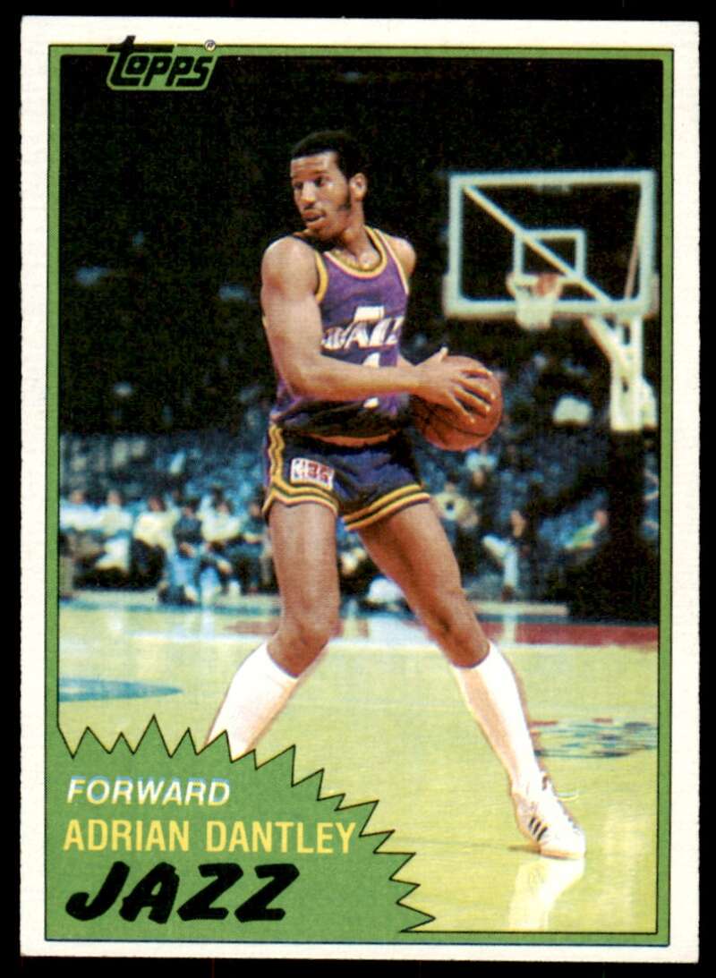 Adrian Dantley Card 1981-82 Topps #40 Image 1