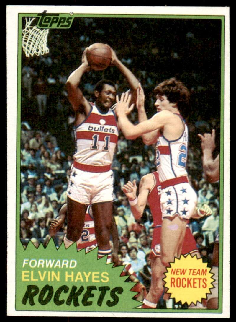 Elvin Hayes Card 1981-82 Topps #42 Image 1