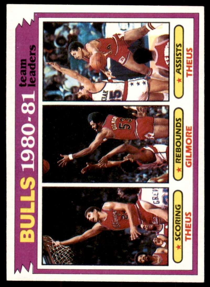 Reggie Theus/Artis Gilmore Card 1981-82 Topps #46 Image 1