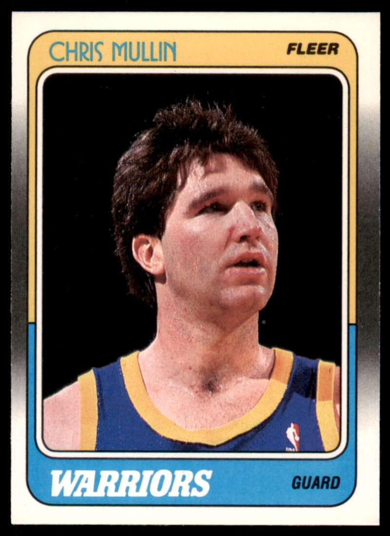 Chris Mullin Card 1988-89 Fleer #48 Image 1