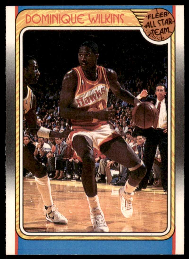 Dominique Wilkins Card 1988-89 Fleer #125 Image 1