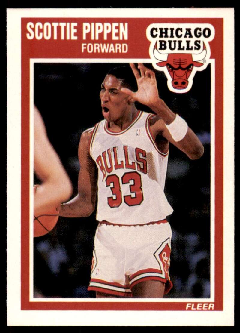 Scottie Pippen Card 1989-90 Fleer #23 Image 1