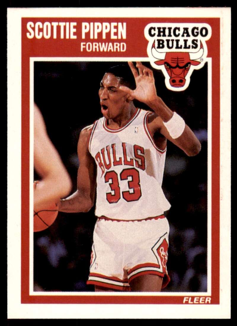 Scottie Pippen Card 1989-90 Fleer #23 Image 1