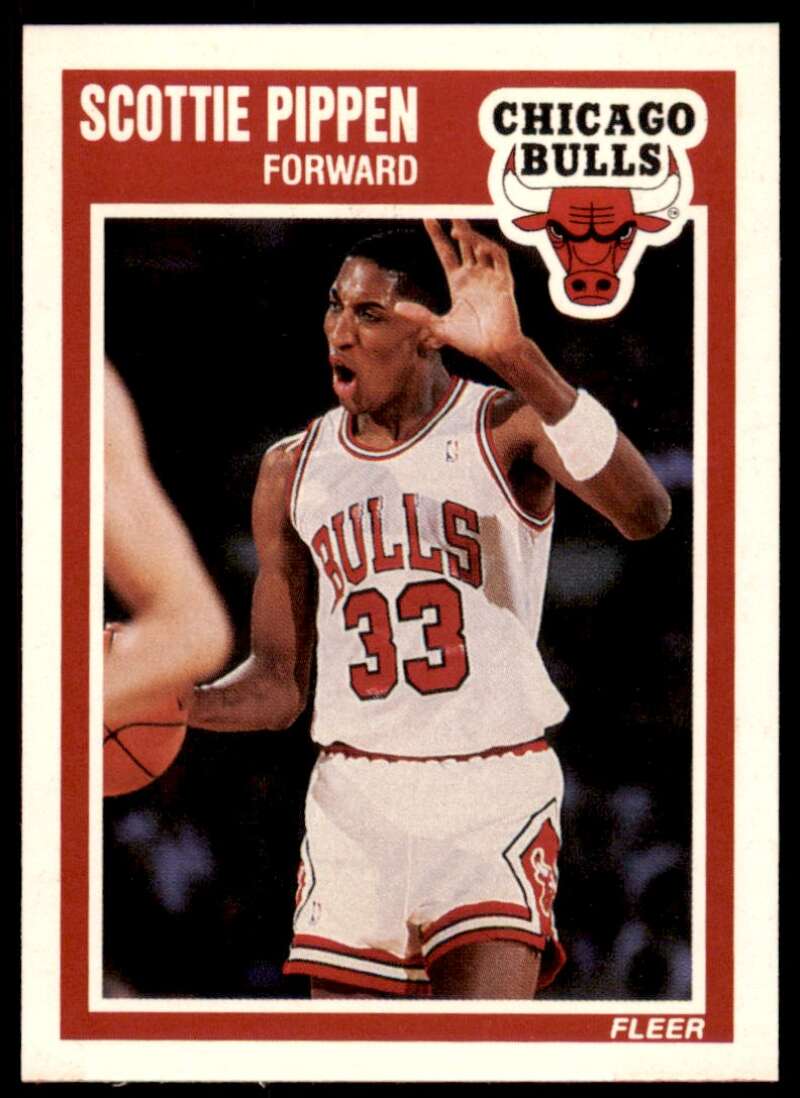 Scottie Pippen Card 1989-90 Fleer #23 Image 1