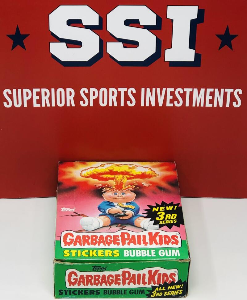 1986 Topps Garbage Pail Kids 3rd Edition Stickers Box Image 1
