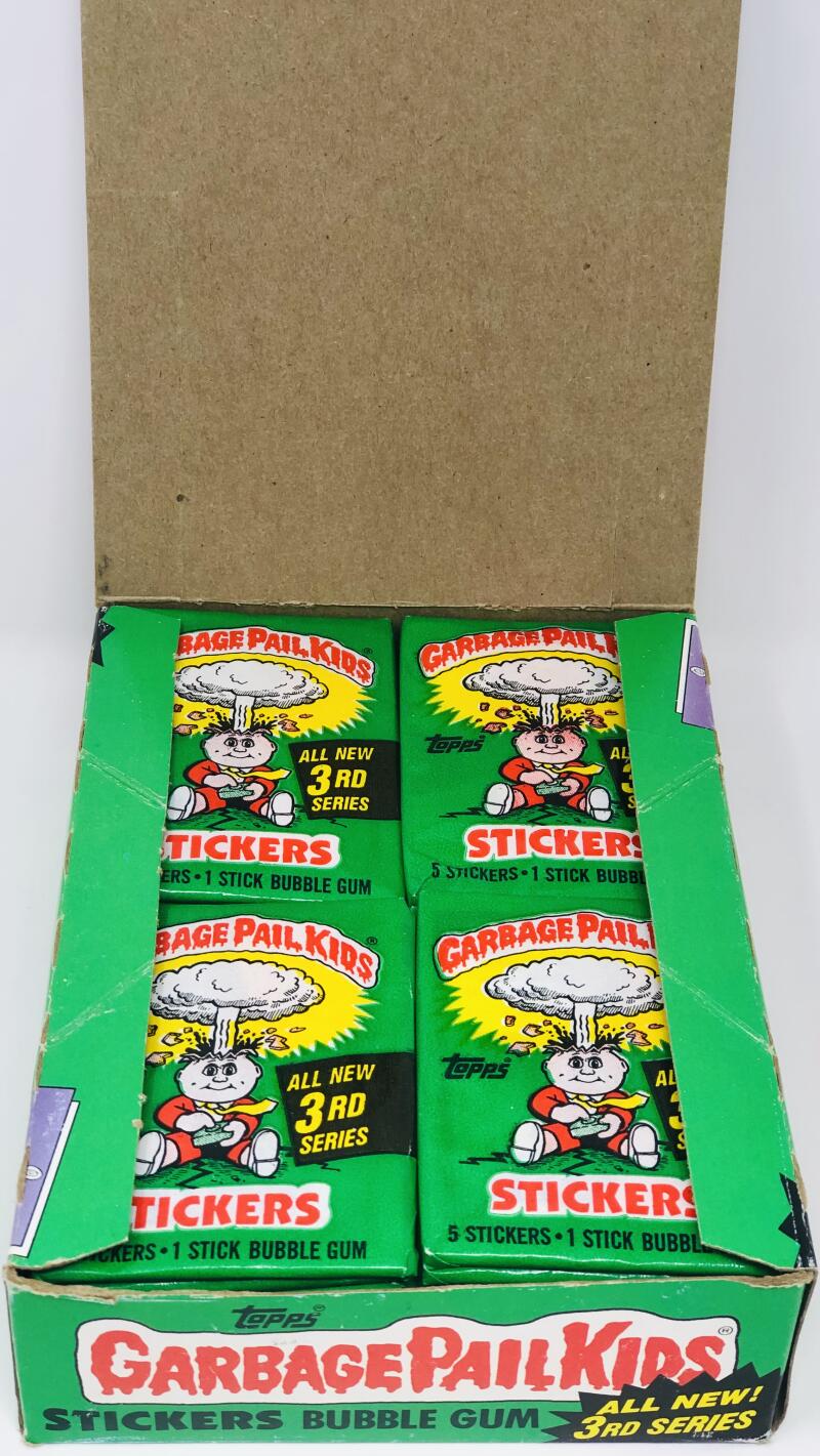 1986 Topps Garbage Pail Kids 3rd Edition Stickers Box Image 3