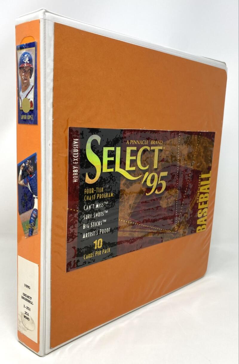 1995 Select Baseball Hand Collated Binder Set 1-251 Image 2