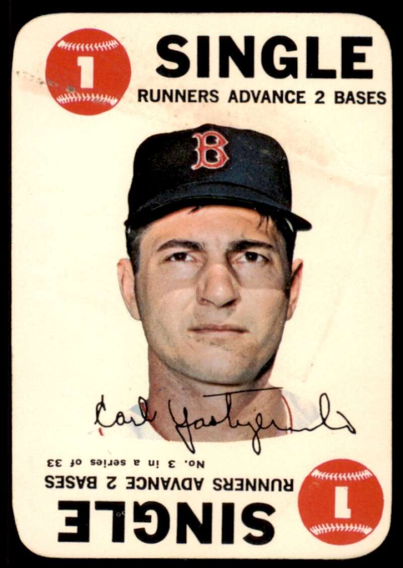 Carl Yastrzemski Card 1968 Topps Game #3 Image 1