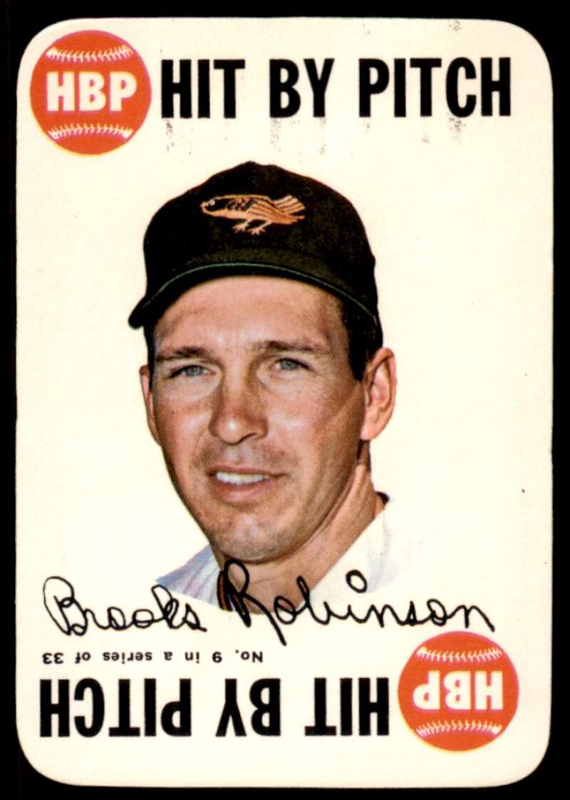 Brooks Robinson Card 1968 Topps Game #9 Image 1