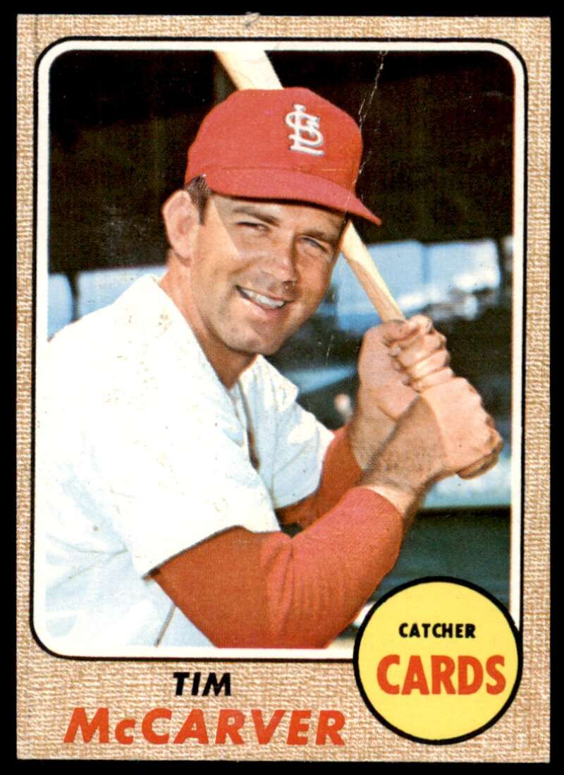 Tim McCarver Card 1968 Topps #275 Image 1