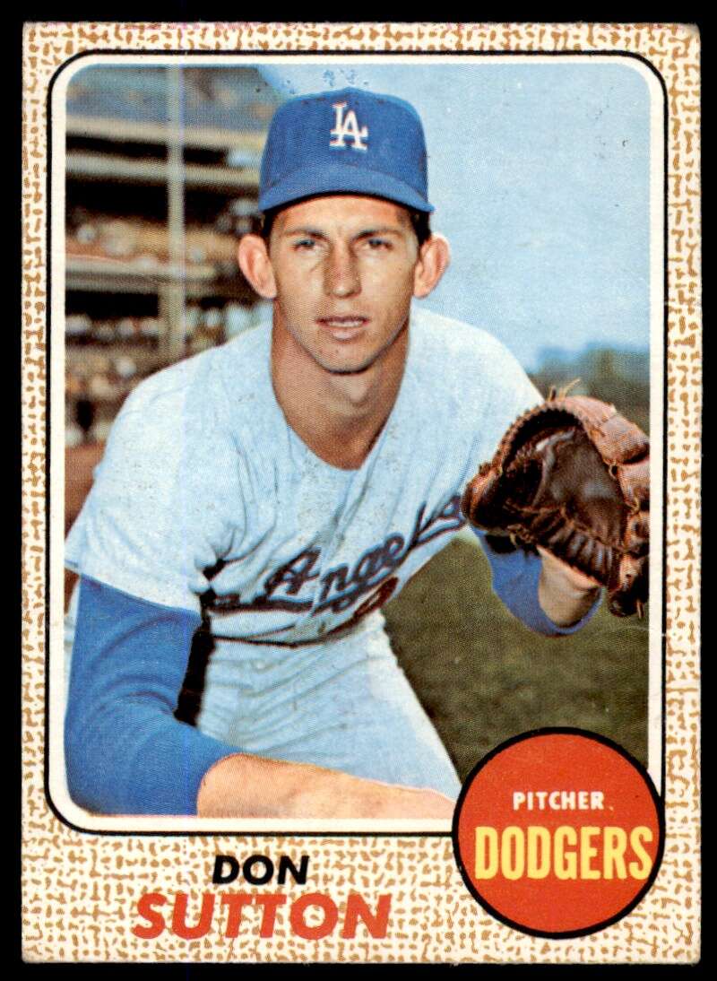 Don Sutton Card 1968 Topps #103 Image 1