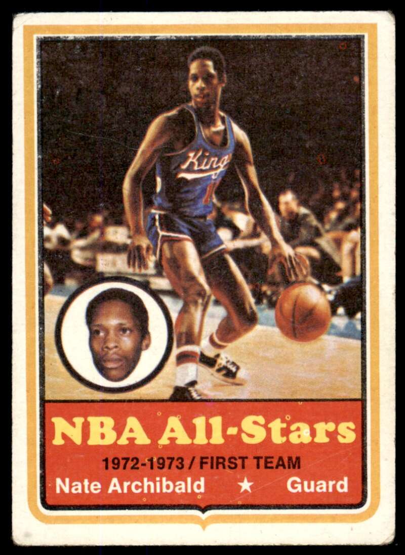 Nate Archibald Card 1973-74 Topps #1 Image 1