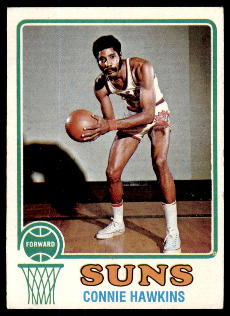 Connie Hawkins Card 1973-74 Topps #43 Image 1