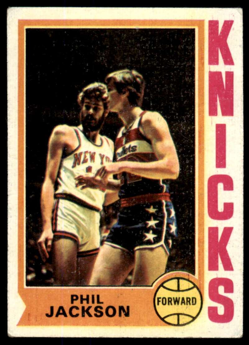 Phil Jackson Card 1974-75 Topps #132 Image 1