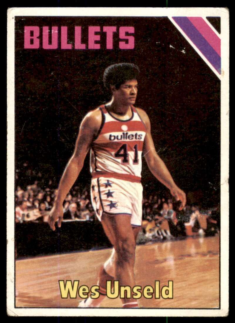 Wes Unseld Card 1975-76 Topps #115 Image 1