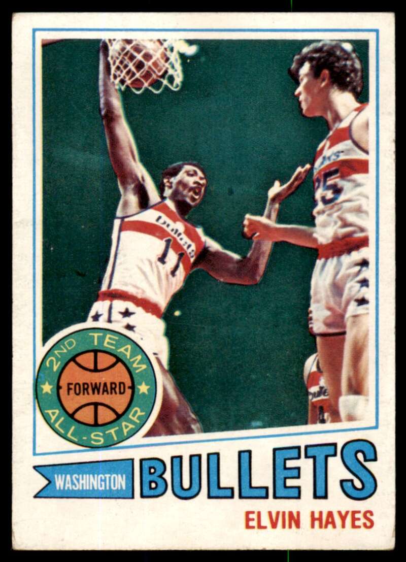 Elvin Hayes Card 1977-78 Topps #40 Image 1