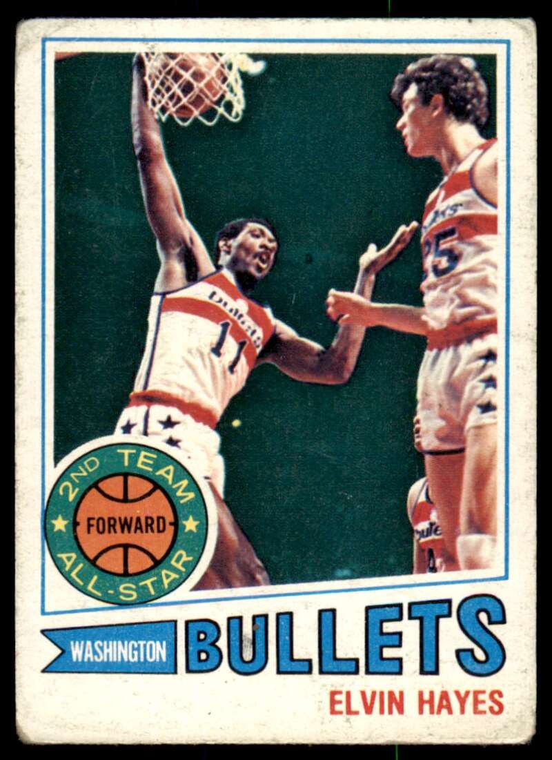 Elvin Hayes Card 1977-78 Topps #40 Image 1