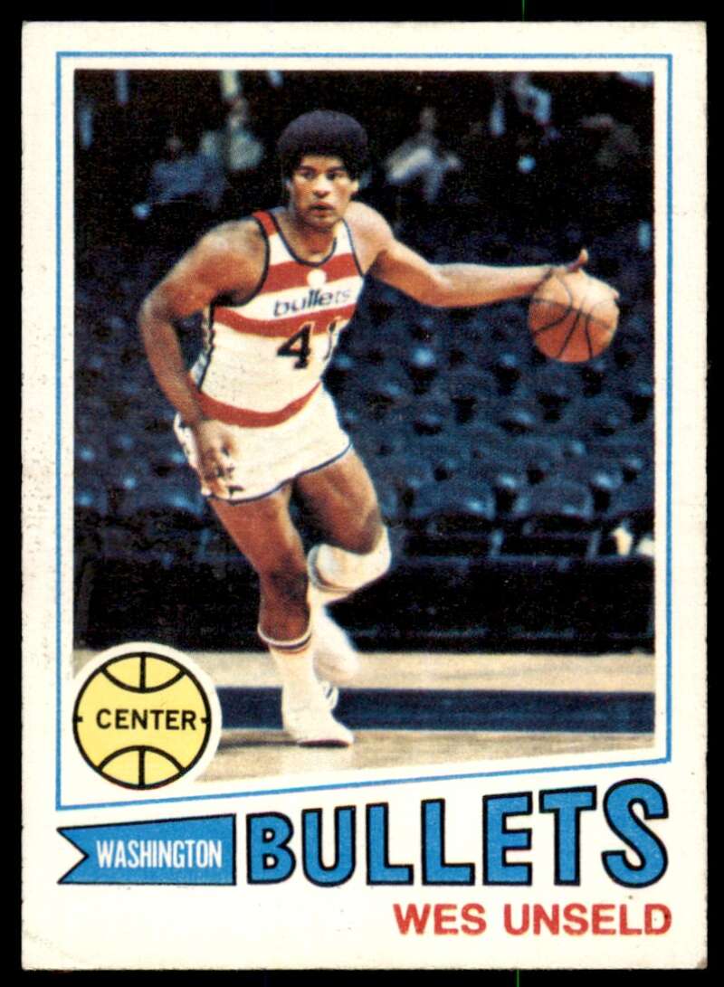 Wes Unseld Card 1977-78 Topps #75 Image 1