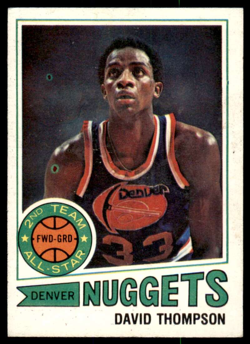 David Thompson Card 1977-78 Topps #60 Image 1