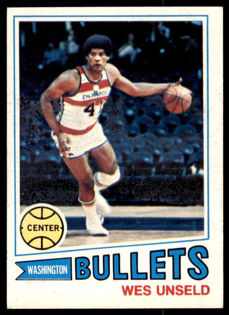 Wes Unseld Card 1977-78 Topps #75 Image 1