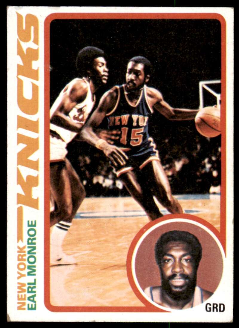 Earl Monroe Card 1978-79 Topps #45 Image 1