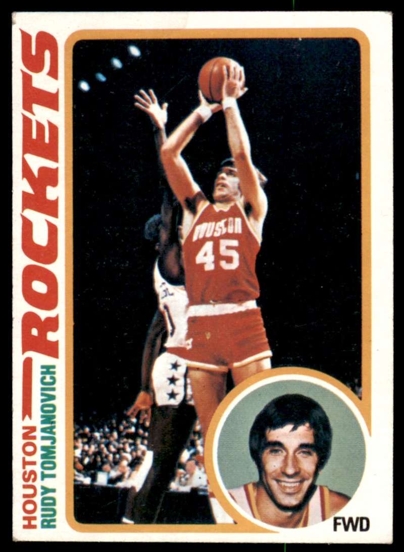 Rudy Tomjanovich Card 1978-79 Topps #58 Image 1