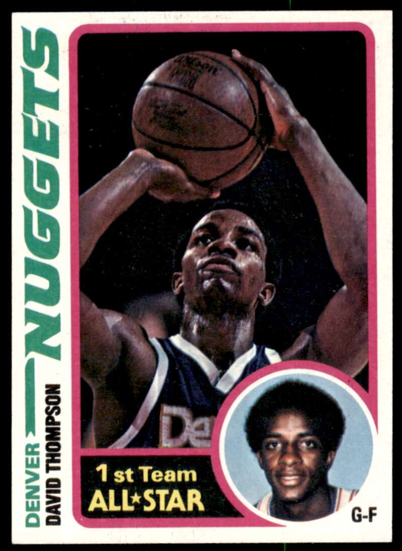 David Thompson Card 1978-79 Topps #100 Image 1