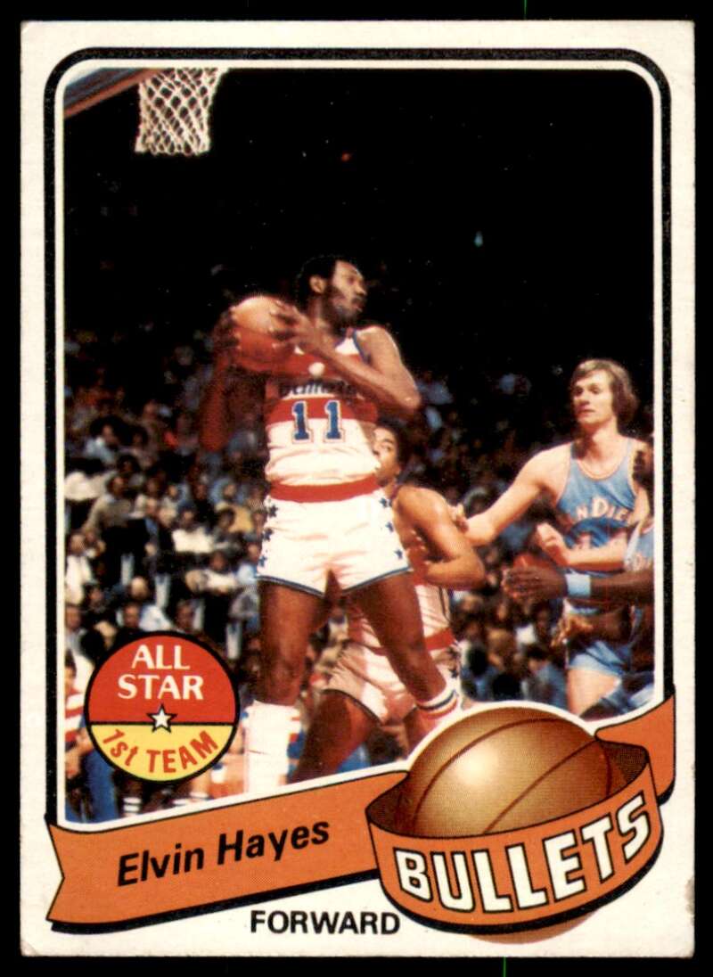 Elvin Hayes Card 1979-80 Topps #90 Image 1