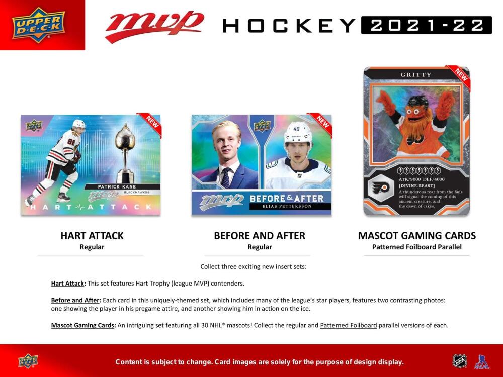 2021-22 Upper Deck MVP Hockey Blaster Box Image 4