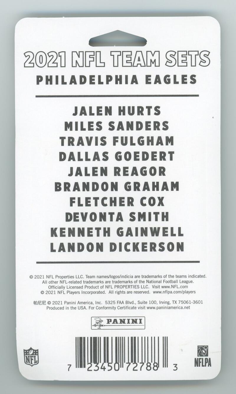 2021 Panini NFL Donruss Philadelphia Eagles Football Team Set  Image 2