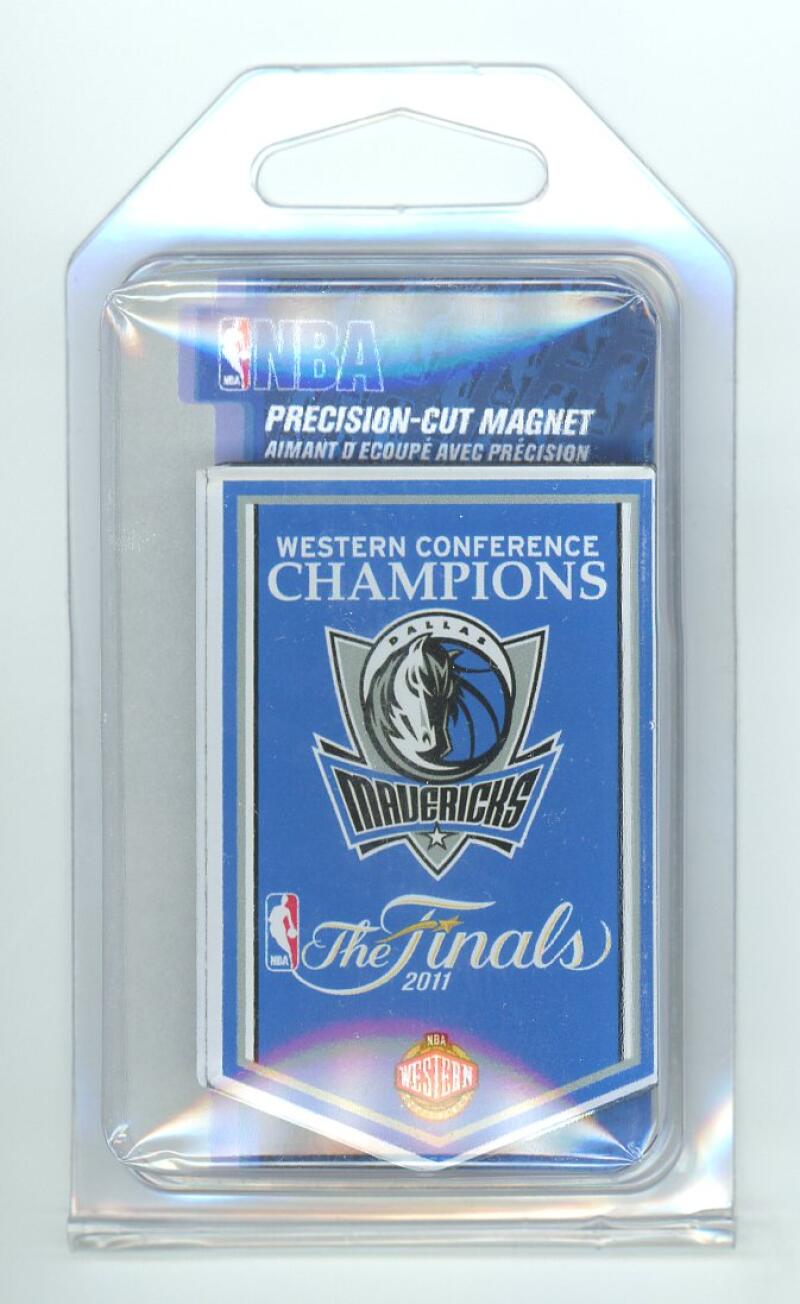 NBA 2011 Dallas Mavericks Western Conference Champions Precision Cut Magnet Image 1