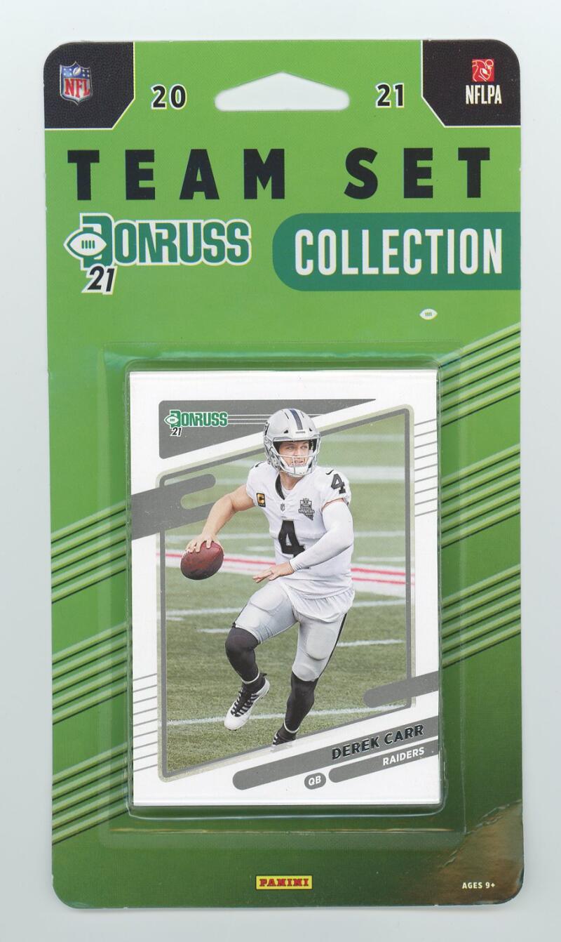 2021 Panini NFL Donruss Las Vegas Raiders Football Team Set  Image 1